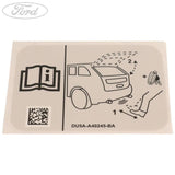Original Ford C-MAX 2014-2018 Aufkleber 5241704