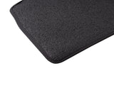 Ford C-MAX 2010-2015 Velours-Teppichfußmatten hinten, schwarz, 2. Reihe 1693733