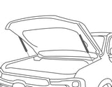 Ford Ranger® ab 06/2022 Pickup Attitude* Haubenlifter