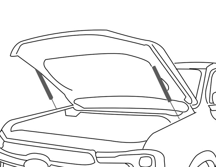 Ford Ranger® ab 06/2022 Pickup Attitude* Haubenlifter