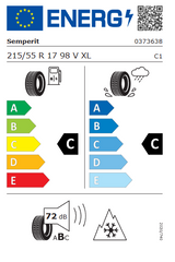 Ford Transit / Tourneo Connect (ab 10.06.2024) 17 Zoll Winterkompletträder - 215/55 R17 98 V XL-Semperit