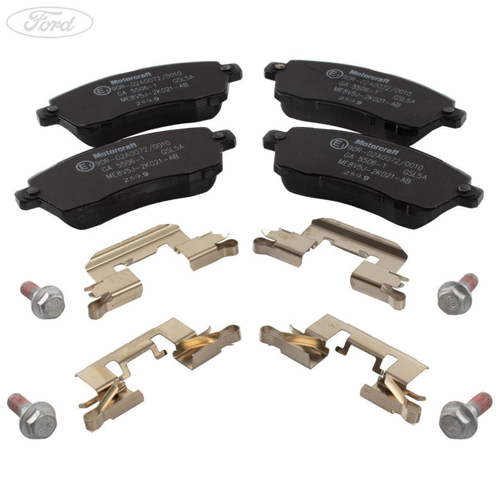 Original Ford Fiesta Motorcraft Bremsbelagsatz vorne 2008-2019 2614604