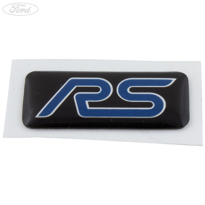 Original Ford Focus 2009-2011 einzelne abdeckung für Nabenkappe schwarz RS Logo 1556159