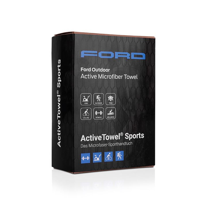Ford Outdoor Active Towel schwarz