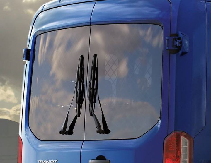 Original Ford Transit ab 2014 Schutzgitter für Heckscheiben, Doppelflügeltür
