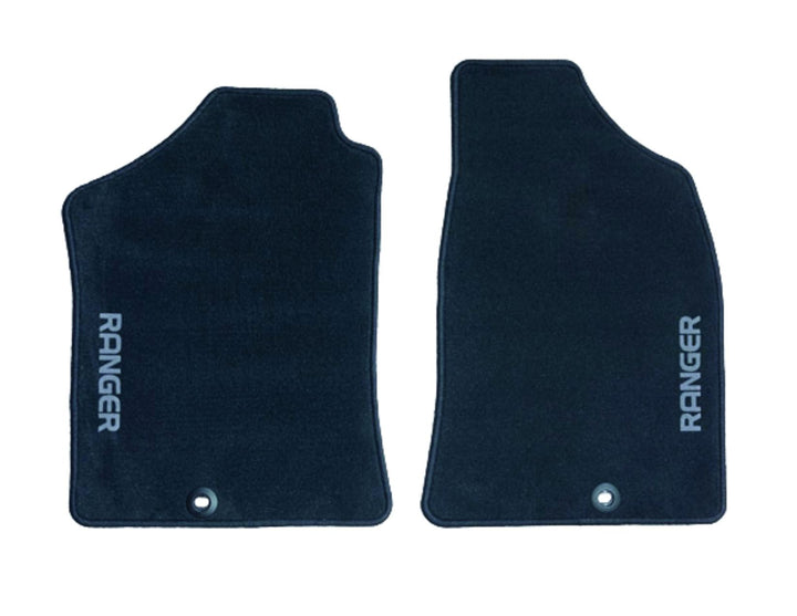 Original Ford Ranger 2002-2011 Velours-Teppichfußmatten vorne, schwarz