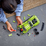 LEGO Technic Ford Mustang Shelby GT500 Modellbausatz mit Rückziehmotoren Grün