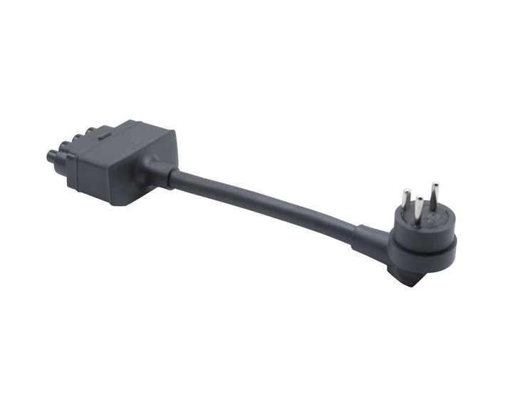 Original Reiseadapter mit Haushaltsstecker für Dänemark