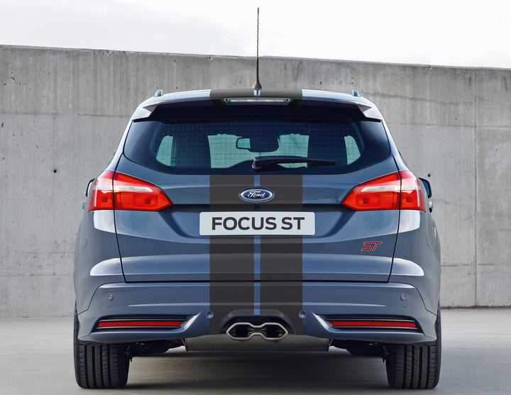 Original Ford Focus Mattschwarze Racing Stripes 2014- 2049015