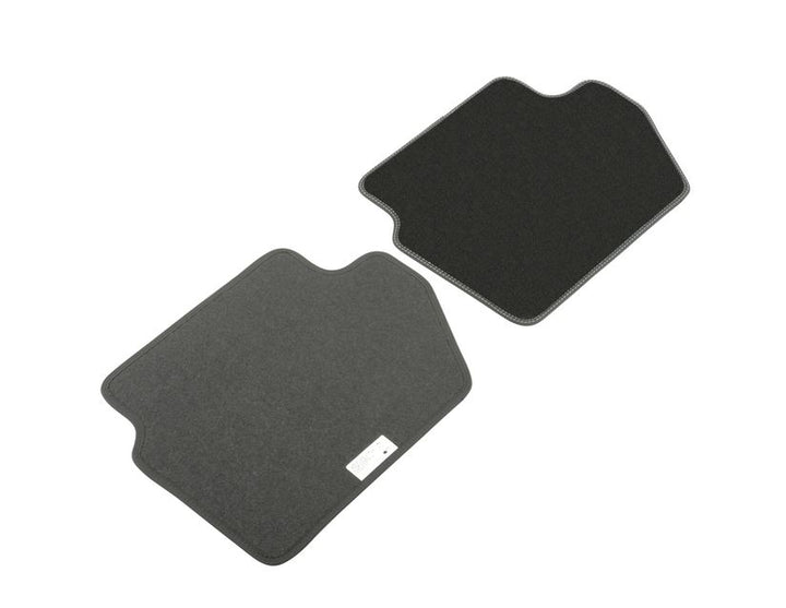 Original Ford Ecosport Velours-Teppichfußmatten hinten,schwarz,2xNaht Metal Grey