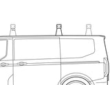 Ford Tourneo/Transit Custom® Q-Top® (Q-Tech)* Dachgrundträger mit 1x Querträger