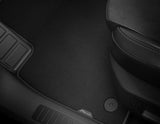 Original Ford Kuga Velours-Teppichfußmatten vorne, schwarz, 2x Naht metallgrau