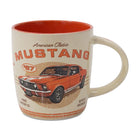 Ford Mustang Retro Tasse Rot Orange Porzellan 330ml
