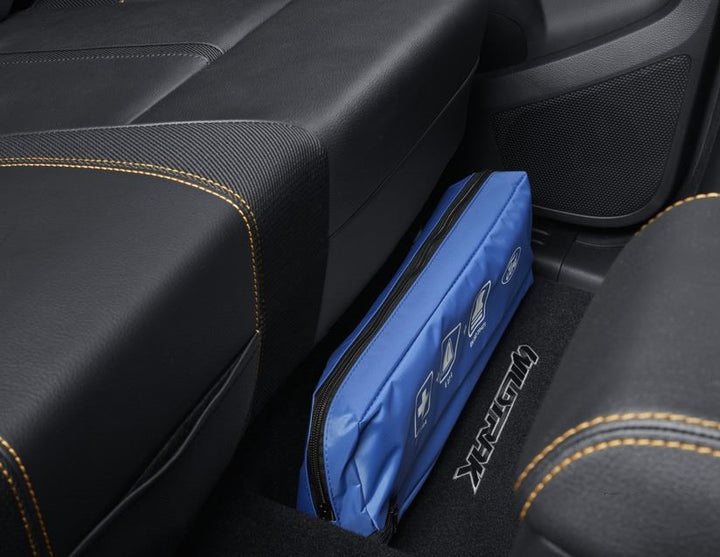 Premium Erste-Hilfe-Ausrüstung in blauer Nylon-Tasche