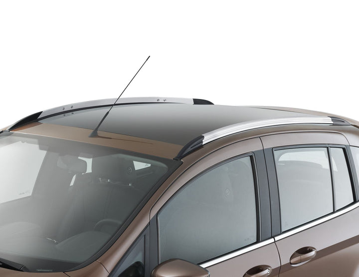 Original Ford B-MAX 2012-2017 Dachreling Silber mit schwarzen Endkappen