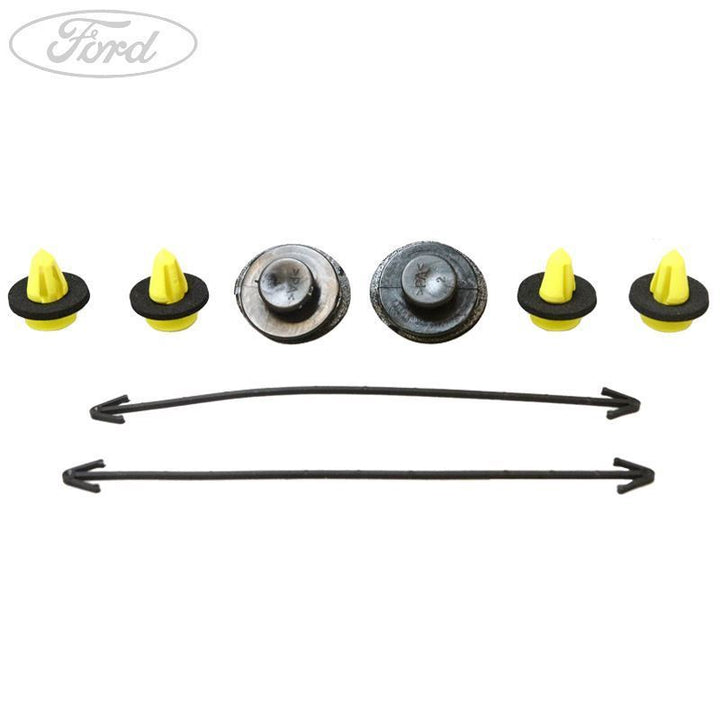 Original Ford Fiesta 2008-2012 Heckseitenleisten Befestigungsblech-Kit  1809784