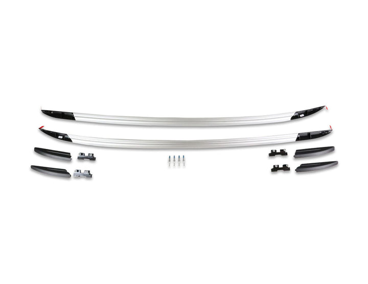 Original Ford B-MAX 2012-2017 Dachreling Silber mit schwarzen Endkappen