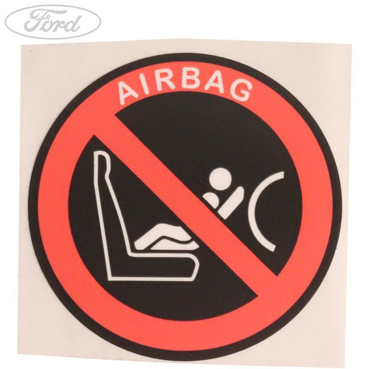 Airbag-Warnaufkleber