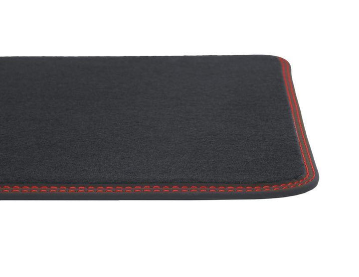 Focus Premium Velours-Fußmatten Set 2018 - 2021, schwarz mit roter Naht