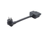 Original Reiseadapter mit Haushaltsstecker für Dänemark