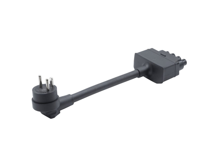 Original Reiseadapter mit Haushaltsstecker für Dänemark