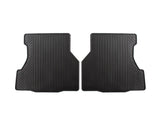 Original Ford Focus 2003-2011 Gummifußmatten hinten, schwarz