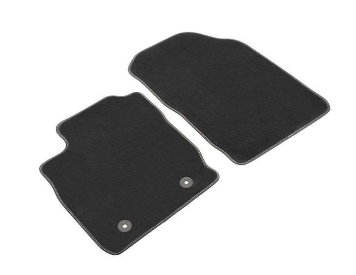 Ford Ecosport Velours-Teppichfußmatten vorne, schwarz, 2x Naht Metal Grey 2554845