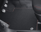 Original Ford Kuga ab 2020 Premium Velours-Fußmatten vorne&hinten,Doppelnaht rot