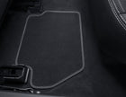 Original Ford Ecosport Velours-Teppichfußmatten hinten,schwarz,2xNaht Metal Grey