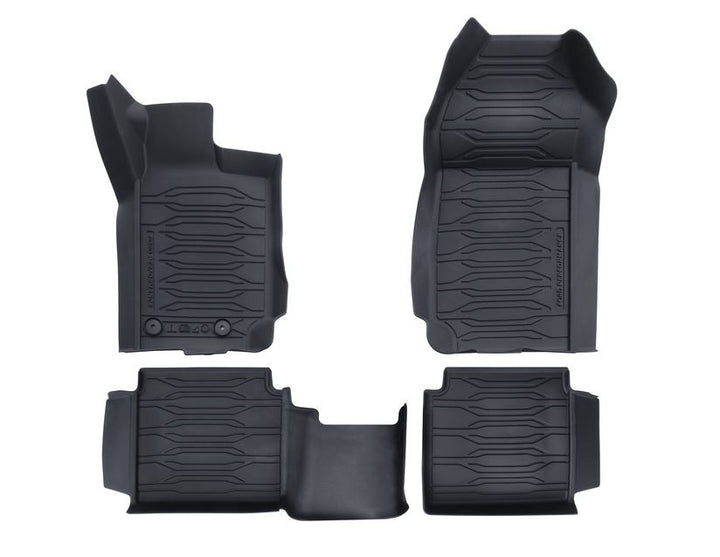 Original Ford Ranger Allwetterfußmatten,vorne & hinten, Wannenform hohe Kanten