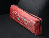 Kalff* Premium Erste-Hilfe-Ausrüstung in roter Nylontasche, Standard „Trio“