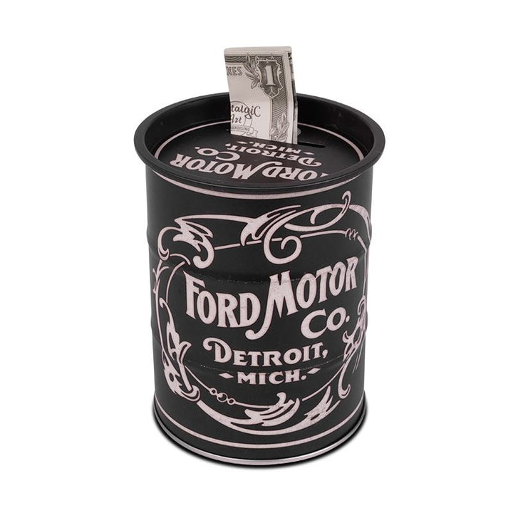 Ford Retro Spardose Ölfass 600ml