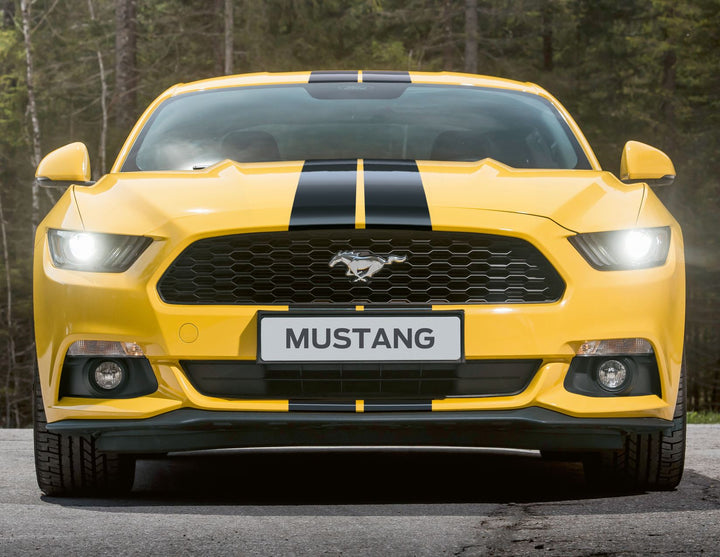 Original Ford Mustang herpa print* Rallye-Streifen durchgehend, schwarz glänzend