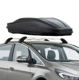 Ford S-MAX 2015-23 Dachgrundträger & G3 Dachbox Elegance Europe 390 Mattschwarz