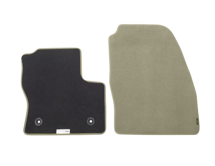 Original Ford C-MAX Velours-Teppichfußmatten vorn, grau, graue Nubuk-Umrandung