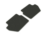 Original Ford Ecosport Velours-Teppichfußmatten hinten,schwarz,2xNaht Metal Grey