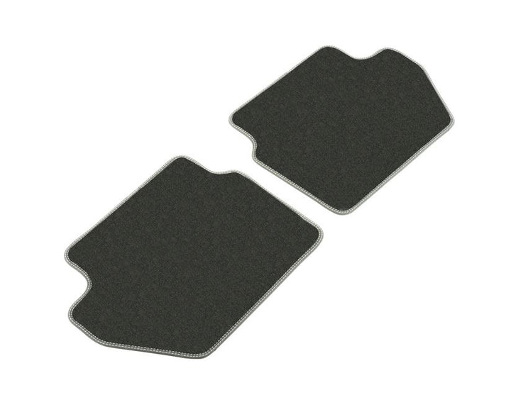 Original Ford Ecosport Velours-Teppichfußmatten hinten,schwarz,2xNaht Metal Grey