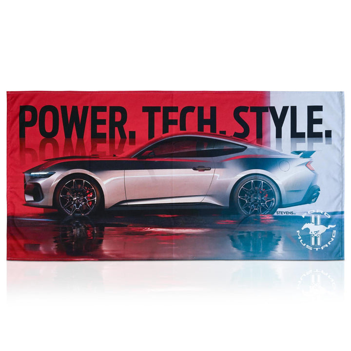 Ford Mustang Badetuch Power.Tech.Style