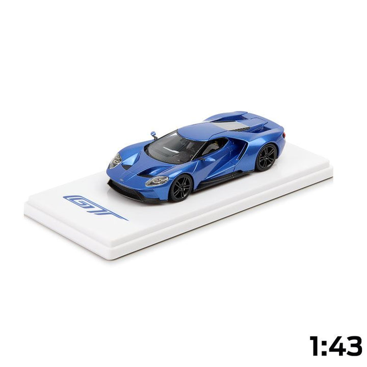Ford GT Modellauto Blau 1:43