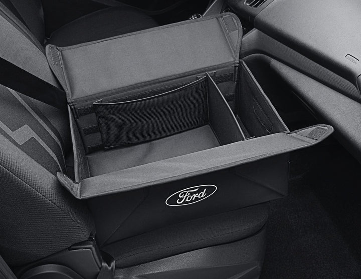 Ford Stofftransport-Organizerbox faltbar Schwarz mit weißem Logo 2470825