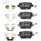 Motorcraft Ford Mondeo/S-MAX/Galaxy 2006-2015 Bremsbeläge hinten 1917250