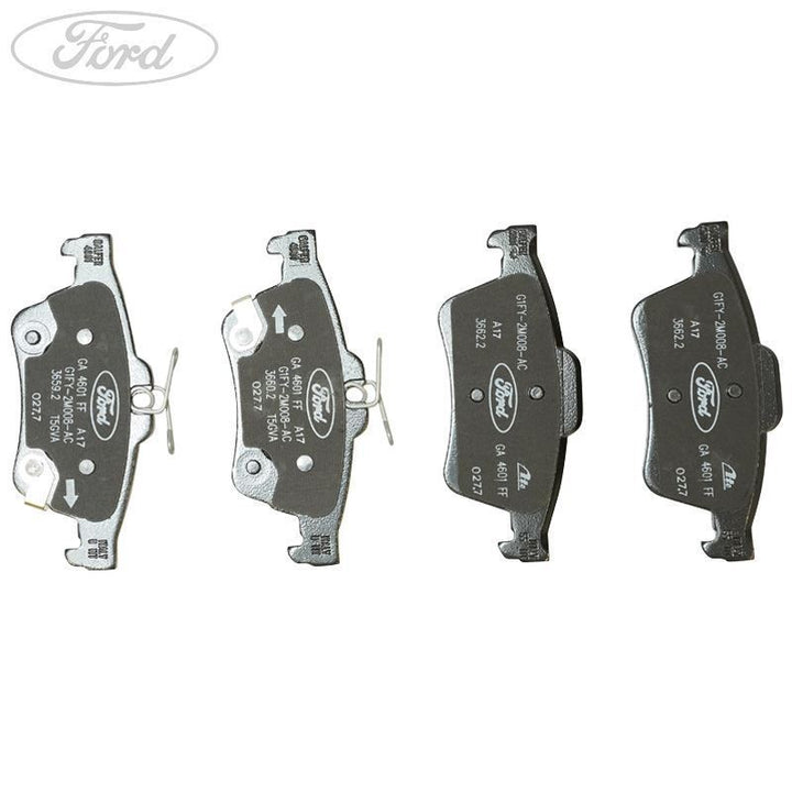 Original Ford Focus 2014-2019 Bremsbeläge hinten für belüftete Scheibe 2019129