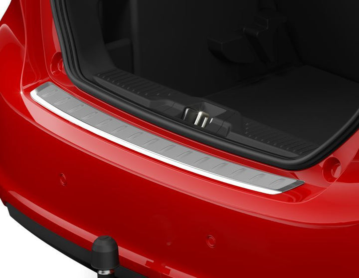 Original Ford Fiesta Heckstoßfängerschutz, aus poliertem & gebürstetem Edelstahl