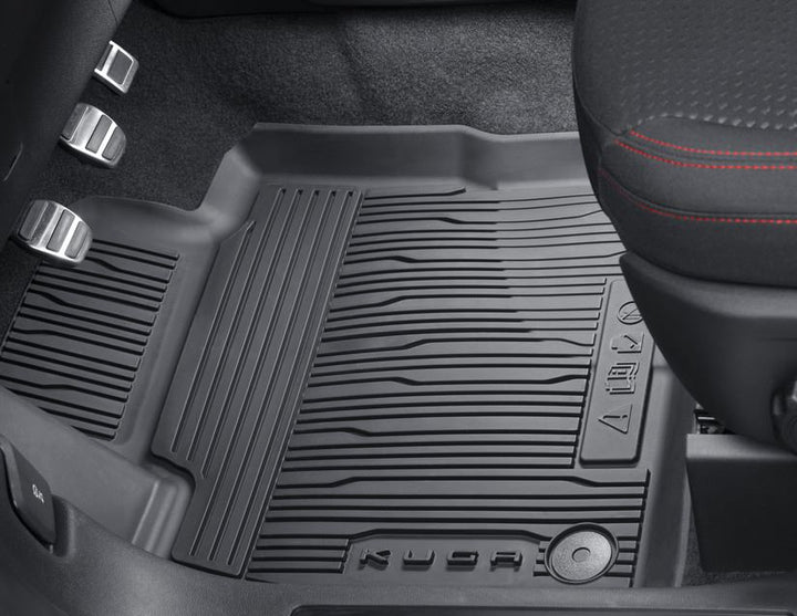 Original Ford Kuga ab 2020 Allwetterfußmatten, vorne, schwarz, Wannenform