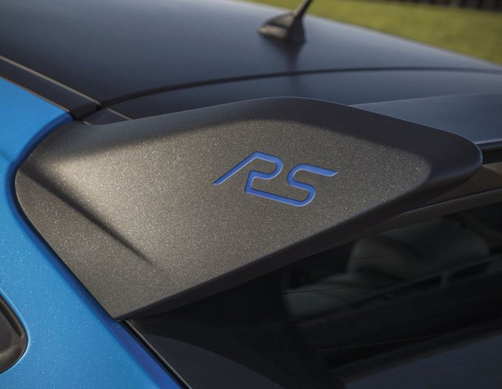 Original Ford Focus RS-Aufkleber in Original Ford Performance Blau