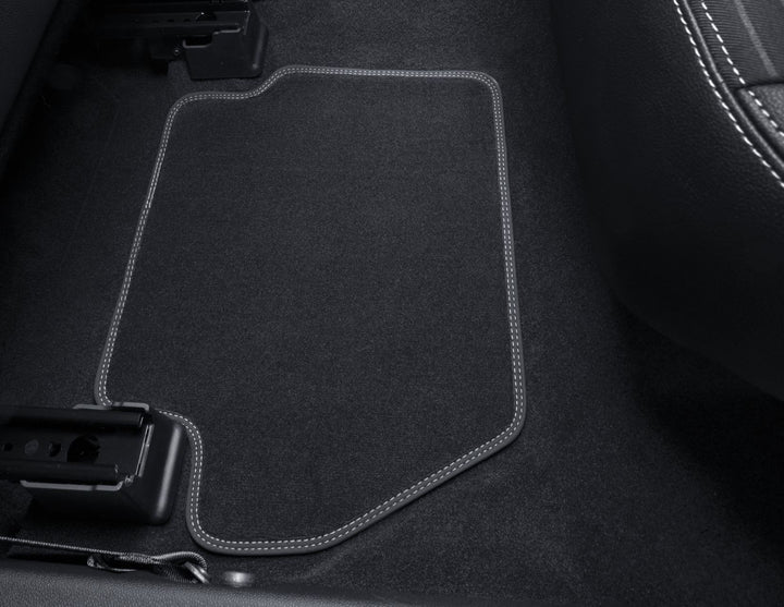 Original Ford Ecosport 2017-2023 Velours-Teppichfußmatten vorn & hinten, schwarz