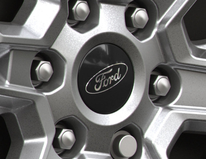 Original Ford Nabenkappe Hochglanz Ebony - Für Ford Ranger ab 06/2022