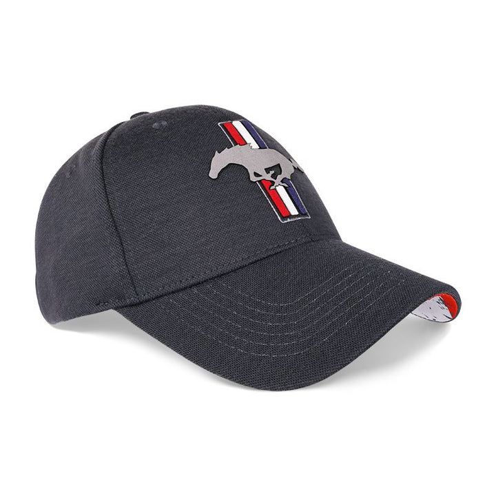 Ford Mustang Logo rPET Baseball Cap Denim-Look verstellbar