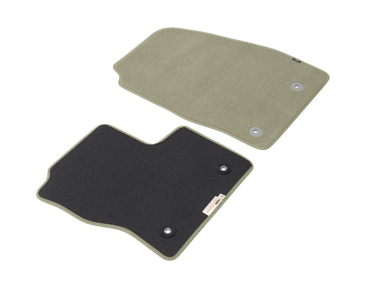 Original Ford C-MAX Velours-Teppichfußmatten vorne, grau, grauee Nubuk-Umrandung