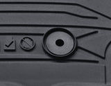 Ford Ranger ab 2011 Allwetterfußmatten, vorne&hinten, schwarz, Wannenform 2208158